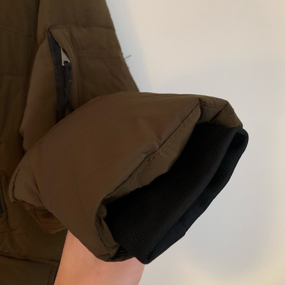 NEW Zara Olive Green Puffer Jacket - Picture 6 of 8
